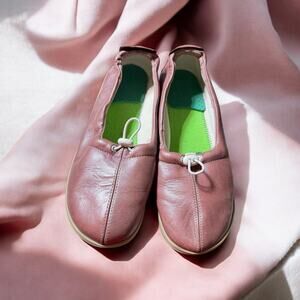 SAS Womens Slip On Shoes Size 9 Mauve Pink Metallic Comfort Walking Shoes